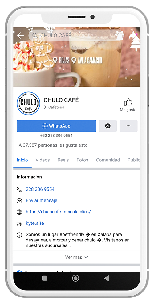 chulo café xalapa redes sociales