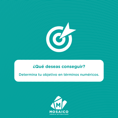 Determina tus objetivos